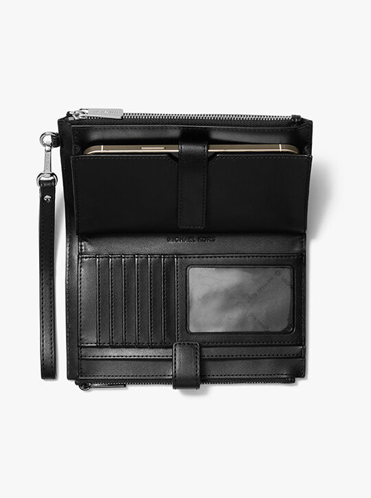 Jet Set Large Ombré Signature Logo Wristlet michael kors jet set large ombr signature logo wristlet