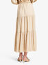 michael kors empire diamond jacquard tiered maxi skirt