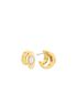 Marquise Cut Cubic Zirconia Double Hoop Earrings michael kors marquise cut cubic zirconia double hoop earrings