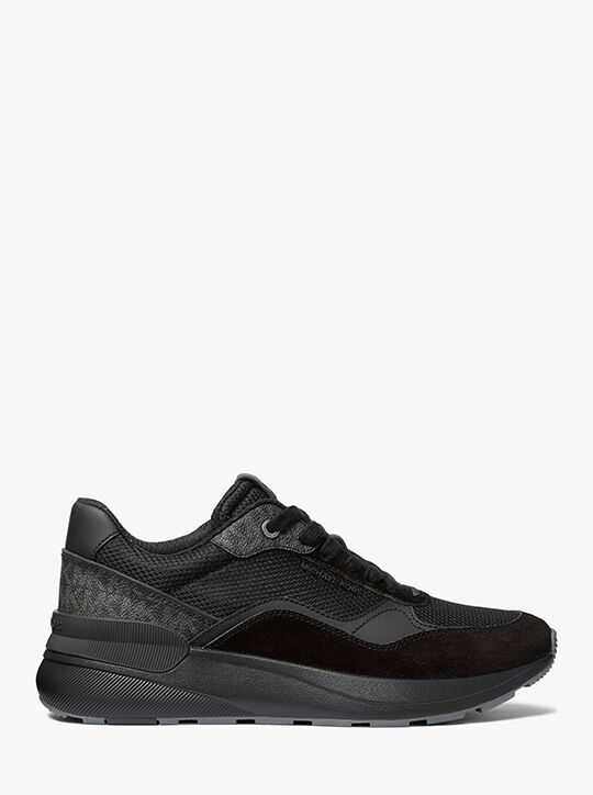 Trevor Mixed-Media Trainer michael kors trevor mixed media trainer