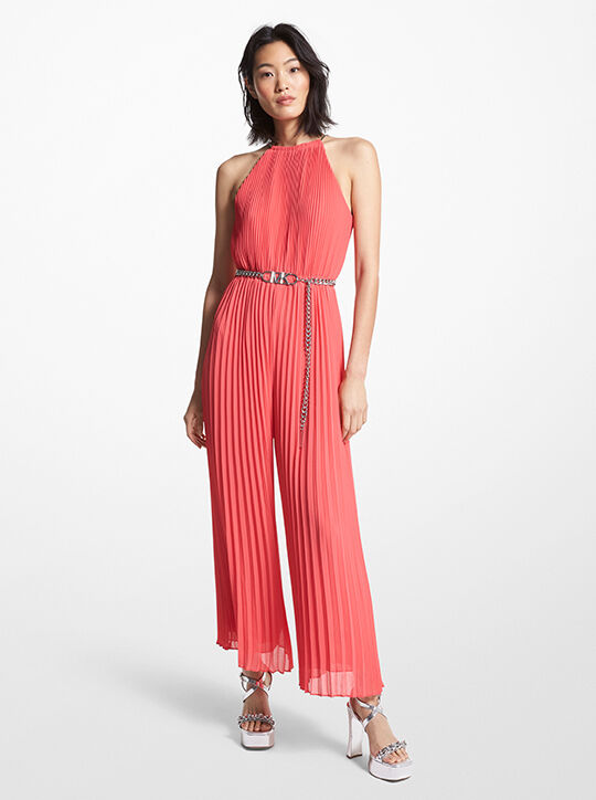 Georgette Halter Jumpsuit michael kors georgette halter jumpsuit