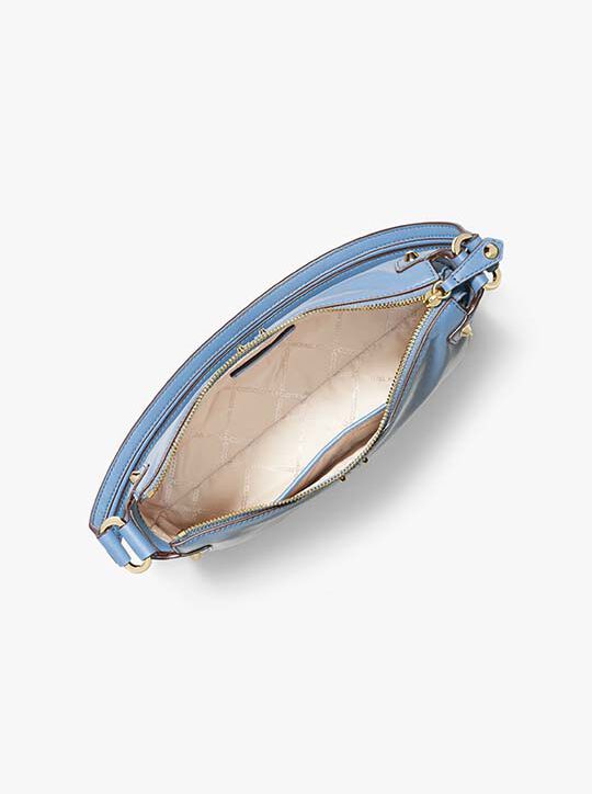 michael kors astor large studded leather shoulder bag