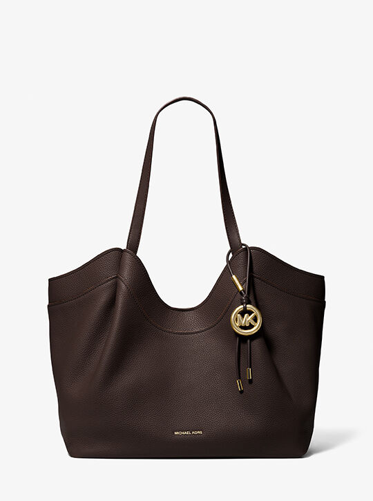 Nolita Large Pebbled Leather Tote Bag michael kors nolita large pebbled leather tote bag