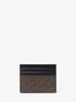 michael kors greyson logo tall card case