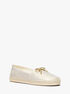michael kors nori metallic linen slip on espadrille