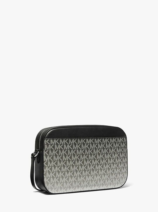 Jet Set Large Ombré Signature Logo Crossbody Body michael kors jet set large ombr signature logo crossbody body