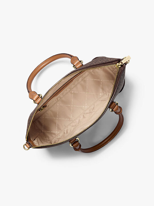 Murphy Medium Signature Logo Convertible Satchel michael kors murphy medium signature logo convertible satchel