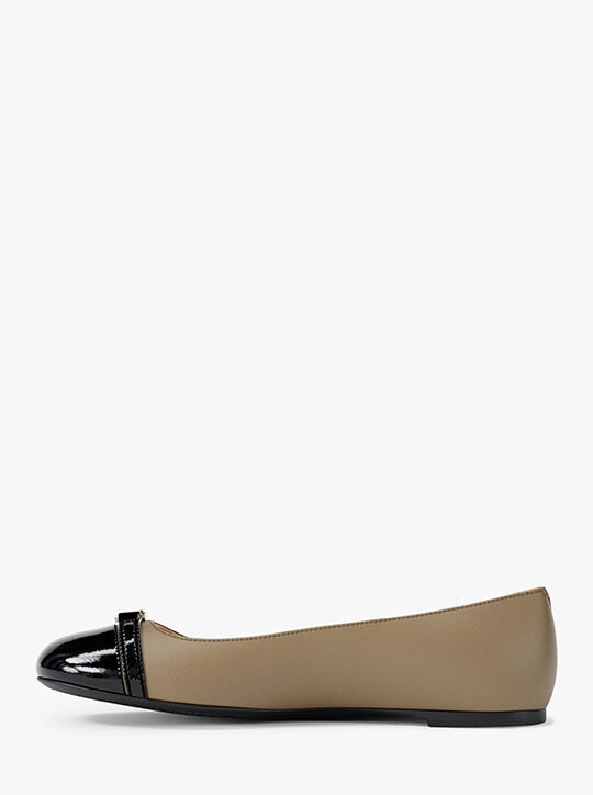 michael kors mandy leather moccasin