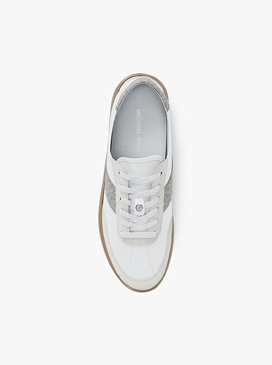 Kaycee Signature Logo Stripe Sneaker michael kors kaycee signature logo stripe sneaker