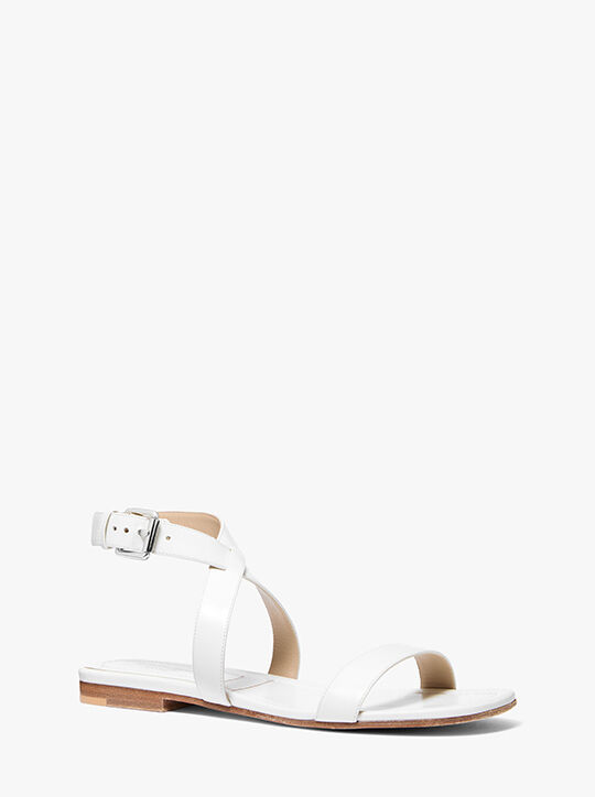 michael kors bridgette leather sandal