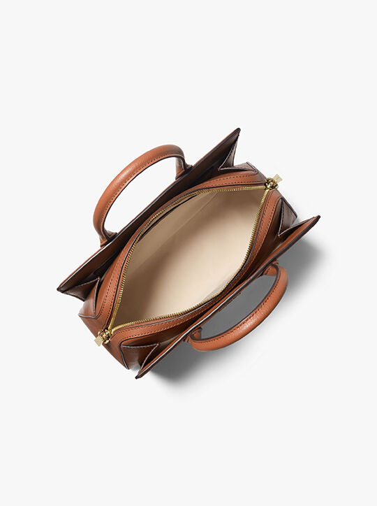 Laila Medium Leather Satchel michael kors laila medium leather satchel