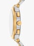 Oversized Billie Two-Tone Watch michael kors oversized billie two tone watch