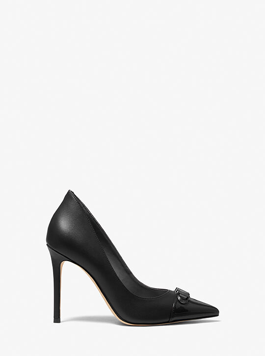 Parker Leather Pump michael kors parker leather pump