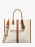 Mirella Large Canvas Tote Bag michael kors mirella large canvas tote bag
