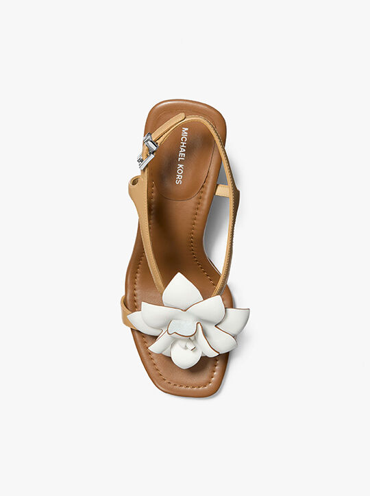 michael kors jacie leather sandal