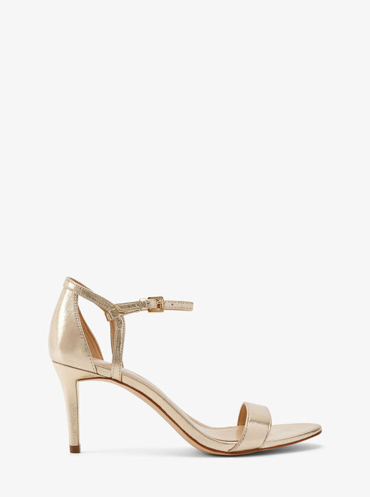 Simone Metallic Sandal michael kors simone metallic sandal