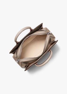 michael kors حقيبة ليلى الجلدية متوسطة الحجم