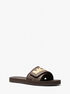 Palmer Signature Logo Slide Sandal michael kors palmer signature logo slide sandal