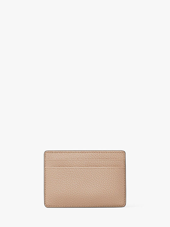 Pebbled Leather Card Case michael kors pebbled leather card case