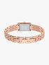Michael Kors Essex Three-Hand Rose Gold-Tone Stainless Steel Watch michael kors essex three hand rose gold tone stainless steel watch