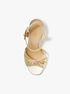 Tiffanie Metallic Leather Sandal michael kors tiffanie metallic leather sandal