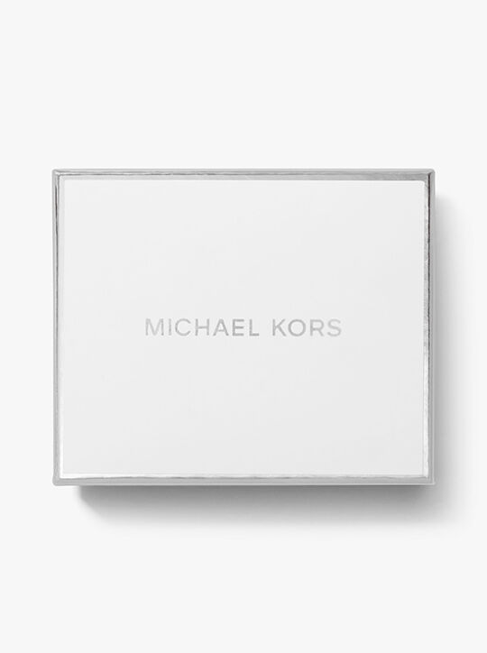 michael kors محفظة جيت سيت صغيرة من شعر العجل بطبعة الفهد