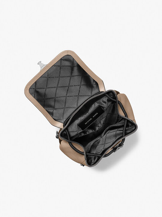 michael kors hudson leather aviator sling pack