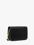 michael kors delancey medium leather messenger bag