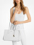 michael kors laila medium leather tote bag