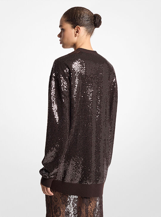 Sequined Cashmere Cardigan michael kors sequined cashmere cardigan