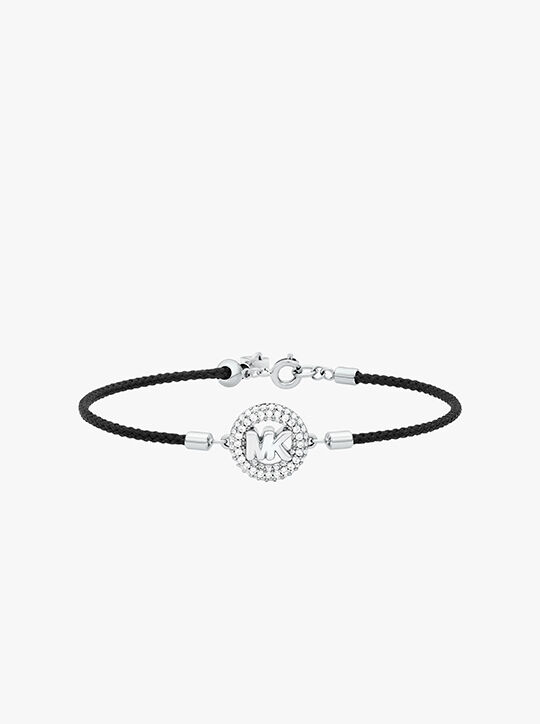 Pavé Logo Corded Bracelet michael kors pav logo corded bracelet