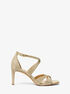 Kinsley Glitter Chain-Mesh Sandal michael kors kinsley glitter chain mesh sandal