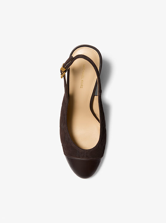 Piper Flex Suede Slingback Pump michael kors piper flex suede slingback pump