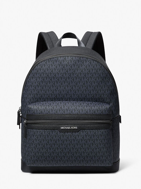 cooper faux crocodile embossed leather backpack Himalayan Nile An elegant everyday backpack crafted from embossed calfskin leather and polished gold hardware Michael Kors Cooper Men's Luggage