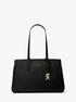 Laila Medium Leather Tote Bag michael kors laila medium leather tote bag