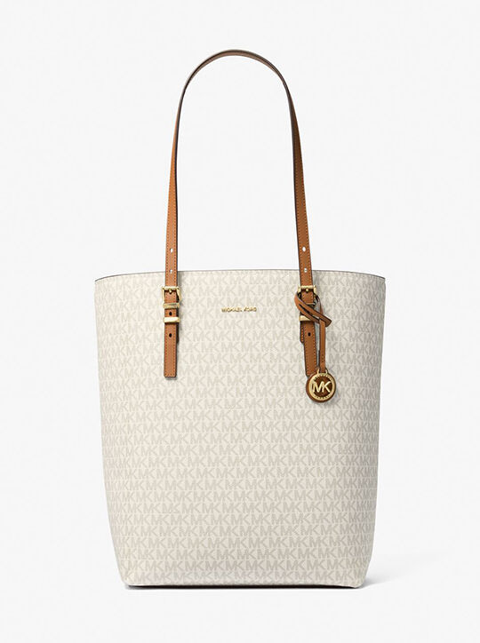 michael kors quinn large signature logo tote bag