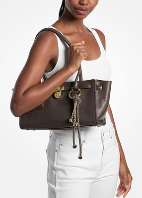 michael kors hamilton moderne small leather satchel