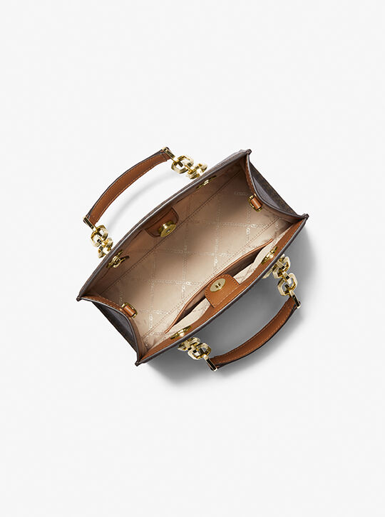 Cynthia Small Signature Logo Satchel michael kors cynthia small signature logo satchel