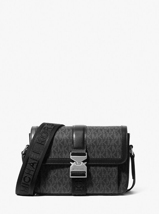 michael kors hudson signature logo crossbody bag