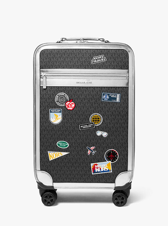 michael kors small embellished signature logo suitcase