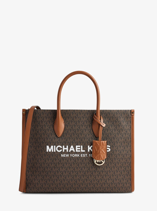 michael kors حقيبة ميريلا متوسطة الحجم بشعار الماركة