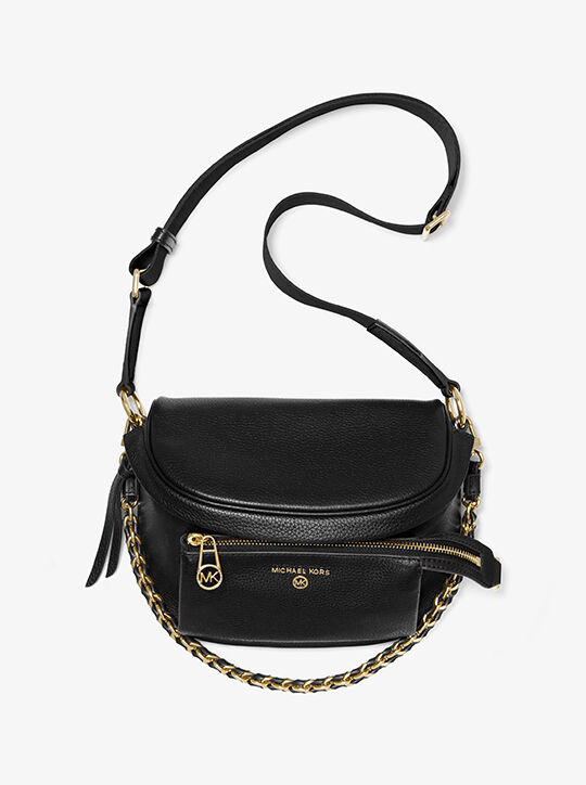 حقيبة سلاتر جلدية متوسطة michael kors حقيبة سلاتر جلدية متوسطة