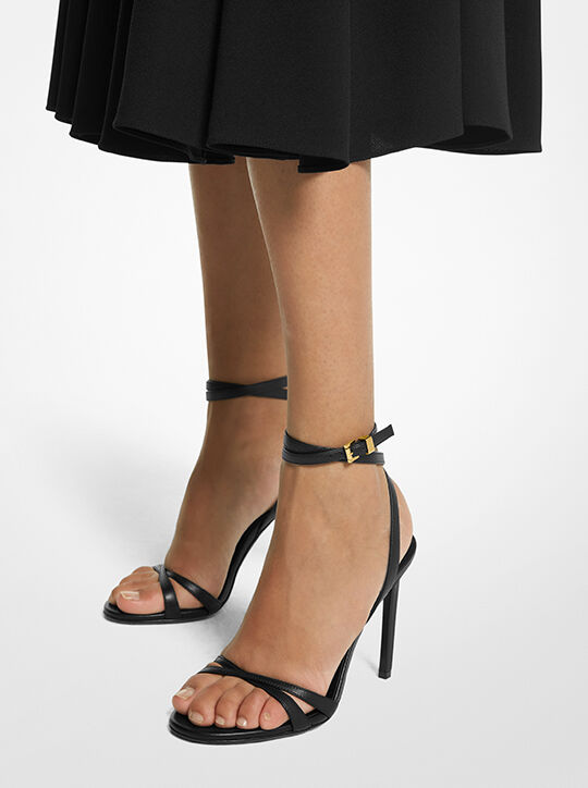 Chrissy Leather Sandal michael kors chrissy leather sandal