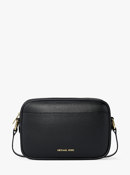 michael kors jet set pebbled leather camera crossbody bag