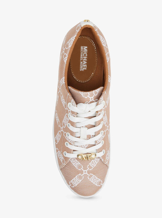 Keaton Empire Logo Jacquard Sneaker michael kors keaton empire logo jacquard sneaker