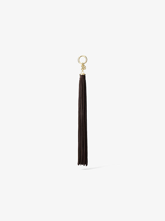 Suede Tassel Bag Charm michael kors suede tassel bag charm