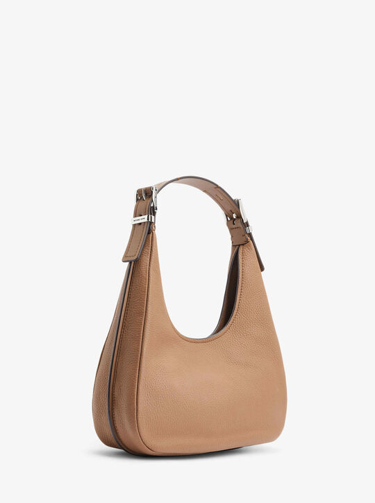michael kors nolita small pebbled leather hobo shoulder bag