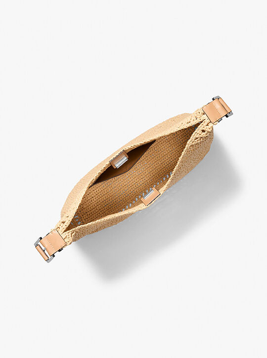 Nolita Large Crocheted Hobo Shoulder Bag michael kors nolita large crocheted hobo shoulder bag