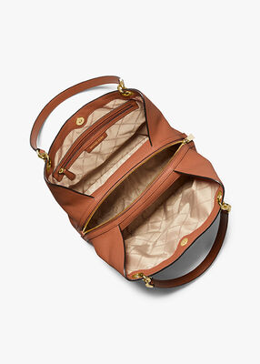 michael kors kensington large pebbled leather tote bag