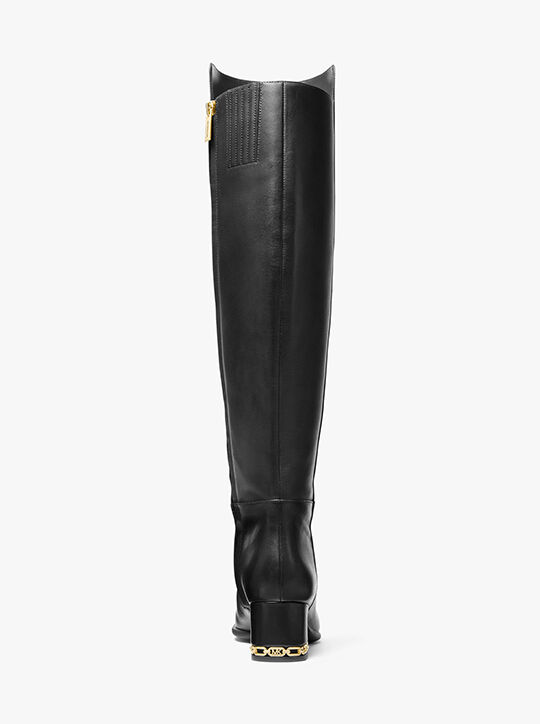June Flex Leather Riding Boot michael kors june flex leather riding boot
